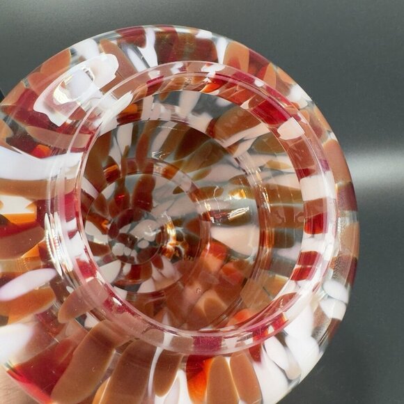 Zorza Glassworks Poland Christmas Tree 9inch Glass Tree New With Tag Hollow VTG - Picture 6 of 11